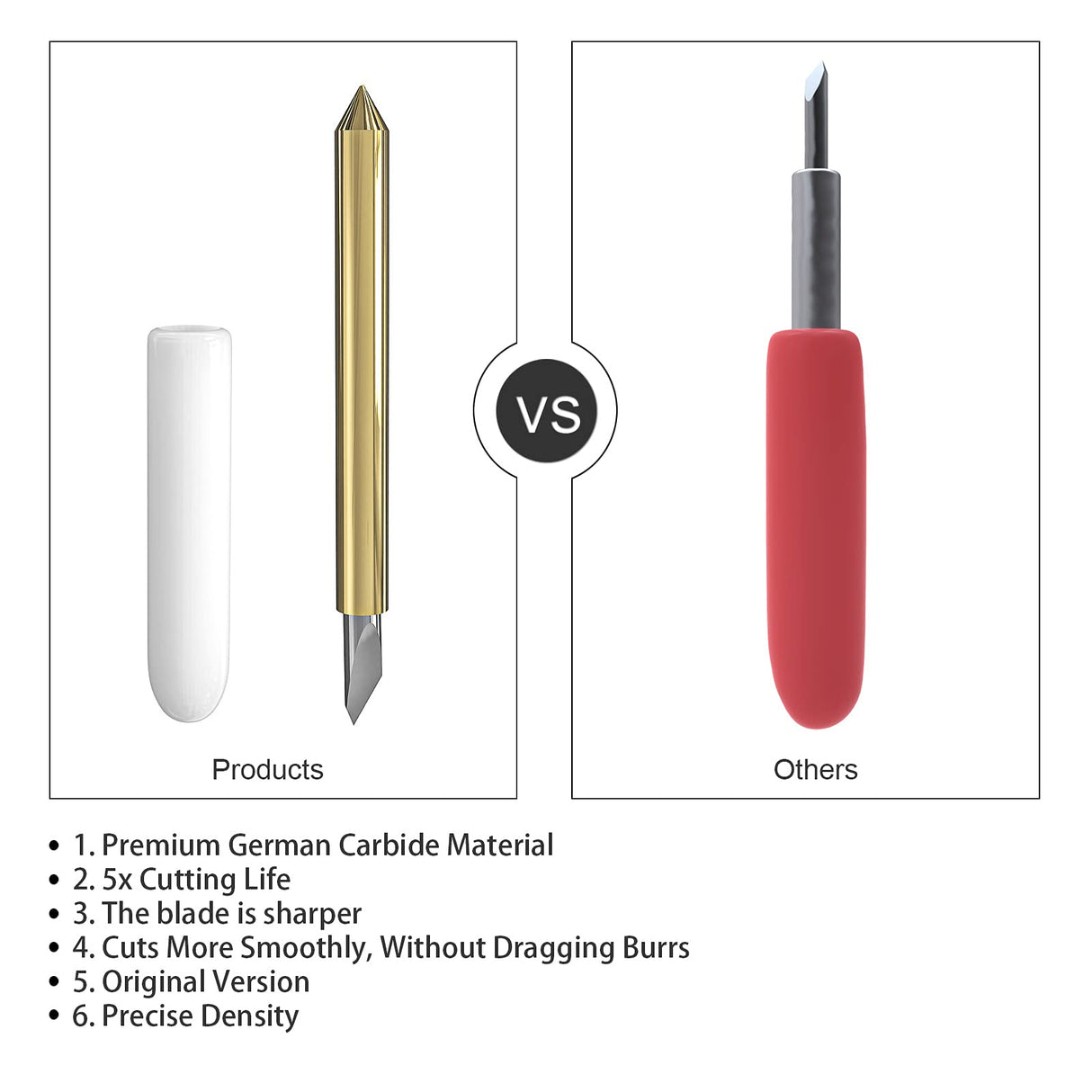 2 PCS Premium Fine Point Blade Compatible with Explore Air 2/Explore 3, Replacement Cutting Blades Compatible with Maker/Maker 3, Can cut most Hadwoer