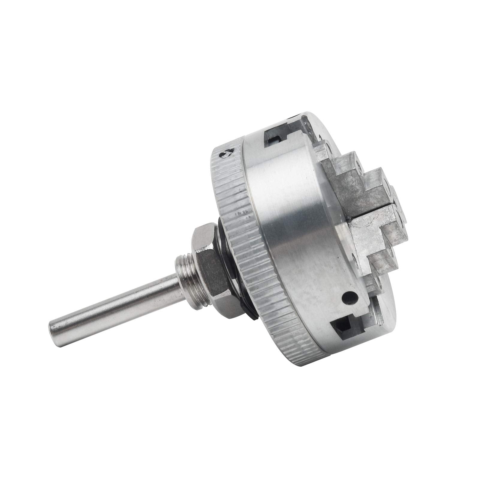 Z011 3-Jaw Lathe Chuck, Mini Lathe Chuck with Connecting Rod and Short Sticks, Self Centering Wood Turning Chuck, Power Lathe Accessory - WoodArtSupply