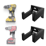 YAMTO 2pcs Power Tool Organizer,Heavy Duty Pegboard Wall Organizer,Stainless Steel, Electric Drill Storage Rack,Perfect for Storage Garages, Homes, YAMTO