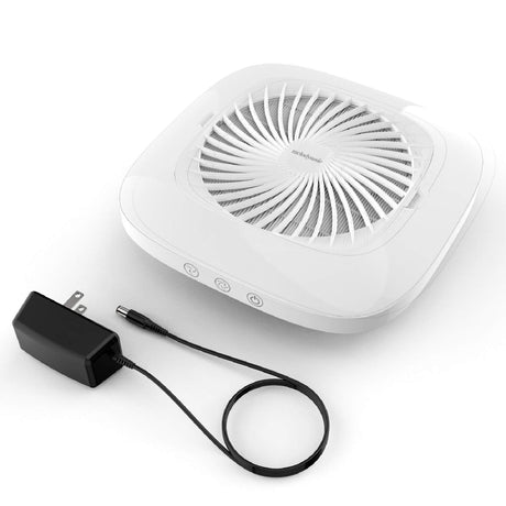 MelodySusie Nail Dust Collector with Reusable Filter, Powerful Vacuum Fan Vent Dust Collector Extractor Electric Dust Suction Machine for Acrylic Gel MelodySusie