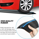 Jin&Bao Universal Garage Door Threshold Seal Strip 20FT Kit, Bottom Waterproof Rubber Weather Stripping Replacement（Blue） Jin&Bao