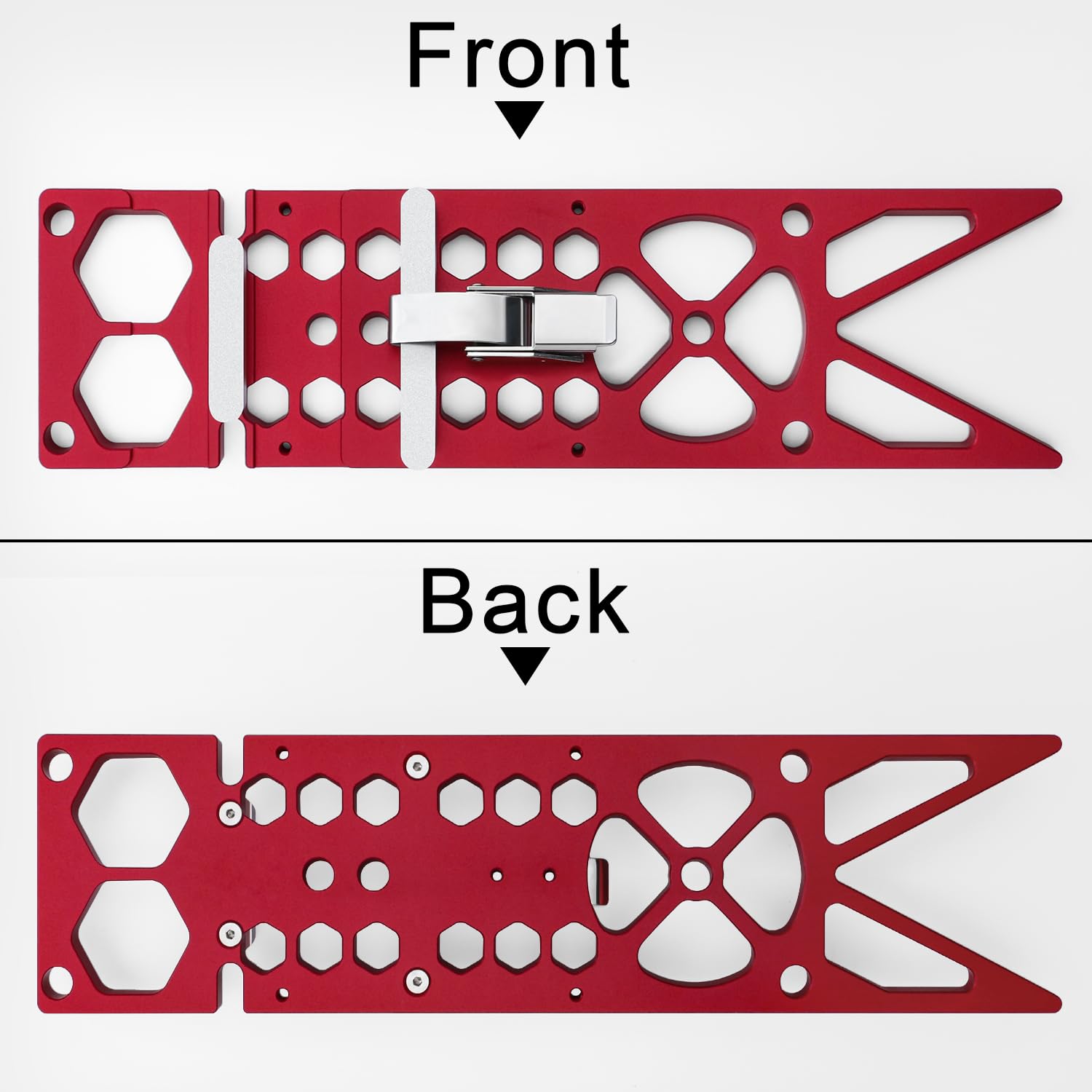 Aluminum Track Saw Square Guide 13.4"CNC Milled 90° Right Angle Stop for Circular Saws, Compatible with Festool & Makita Rails - Durable, ViewReal