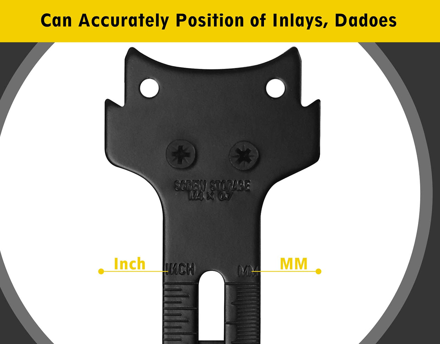 Router Edge Guide for Fixed Base Compact Router (DNP618), Straight Edge Guide for Quickly Attached to Router Fixed Base - WoodArtSupply