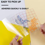 HTVRONT Transfer Tape for Vinyl- 5.5" x 50 FT w/Red Alignment Grid for Cricut Joy and Cricut Adhesive Vinyl, Silhouette Cameo Transfer Paper for HTVRONT