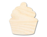 Unfinished Wood Cherry Cupcake Shape - Craft - up to 36" 6" / 1/8" 24 Hour Crafts