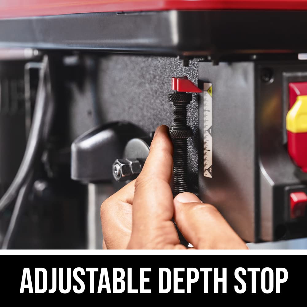 SKIL 6.2 Amp 10 In. 5-Speed Benchtop Drill Press with Laser Alignment & Work Light - DP9505-00 Skil