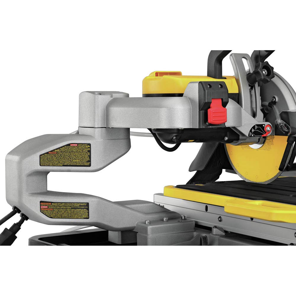 DEWALT Wet Tile Saw with Stand, 10 Inch, 15-Amp, 1,220 MWO, Corded (D36000S) DEWALT