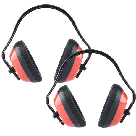 Neiko 53925A Adjustable Safety Earmuffs for Noise Reduction, ANSI S3.19-1974 Approved Ear Protection, NRR 26 dB, Pack of 2 Neiko