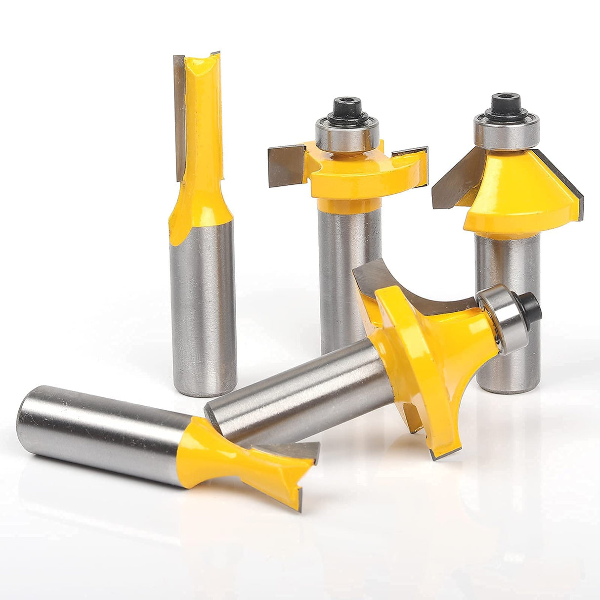 MNA Router Bits 35 Pcs Set, 35 Pieces 1/2 Inch Shank Router Bit Kit. American Router Bit Set Complete Set. MNA