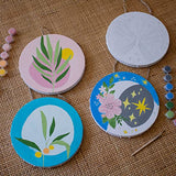 Art 101 Gallery 2 Pack Circle Hanging Canvas Wall Art Set, Multi Art 101 USA