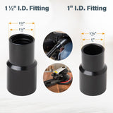 POWERTEC 70356 10 ft. Vacuum Hose Dust Collection Kit for Woodworking Power Tools, Wet/Dry Work Shop Vacuums, Miter Saw and Table Saw POWERTEC