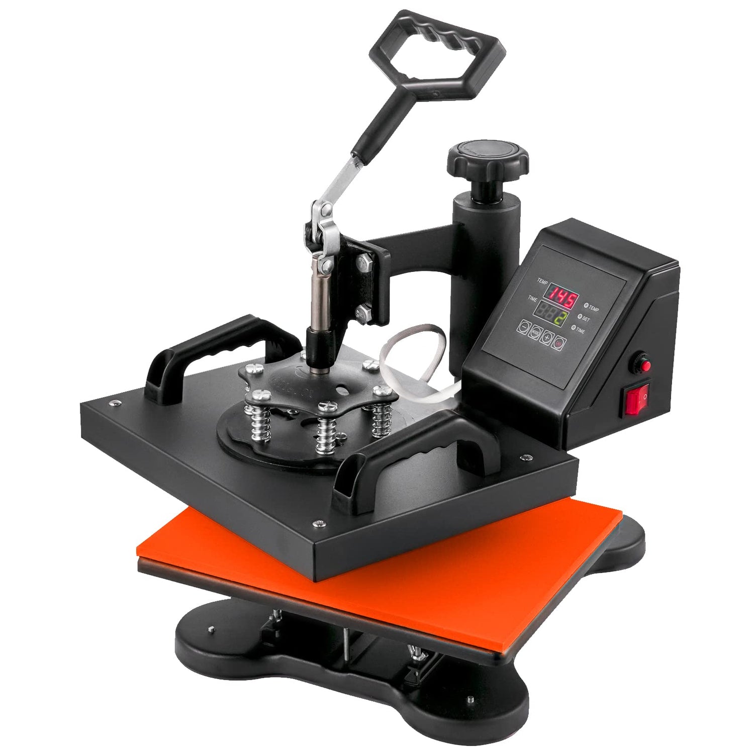 VEVOR Heat Press, 12x10in Heat Press Machine, Clamshell Sublimation Transfer Printer Fast Heat-up, Digital Precise Temperature Control, Vinyl Heat VEVOR