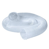 POWERTEC 70111 4" x 10' PVC Dust Collection Hose for Dust Collector for Woodworking and Shop Vacuum, 4 Inch Dust Collector Hose for Dust Collection POWERTEC