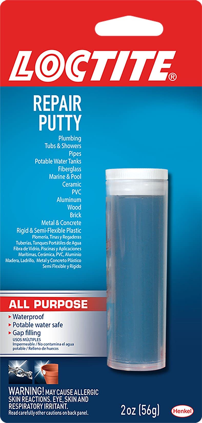 Loctite 1999131 All Purpose Repair Putty, 2 Ounces - WoodArtSupply