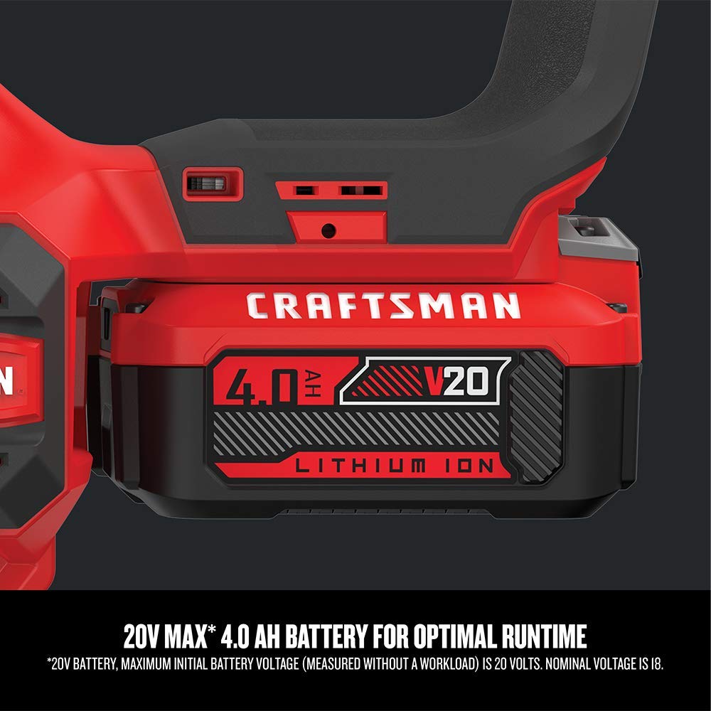 CRAFTSMAN V20* Cordless Chainsaw, 12-Inch (CMCCS620M1) - WoodArtSupply