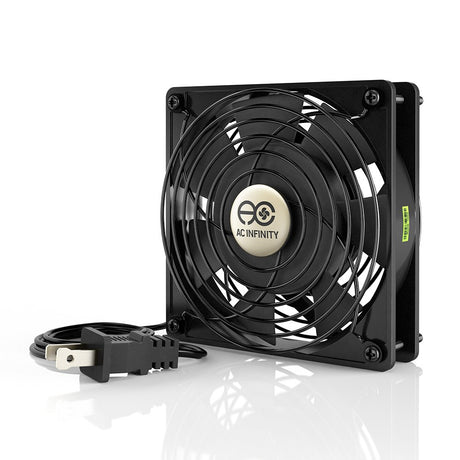 AC Infinity AXIAL 1225, Quiet Muffin Fan, 120V AC 120mm x 25mm Low Speed, UL-Certified for DIY Cooling Ventilation Exhaust Projects AC Infinity