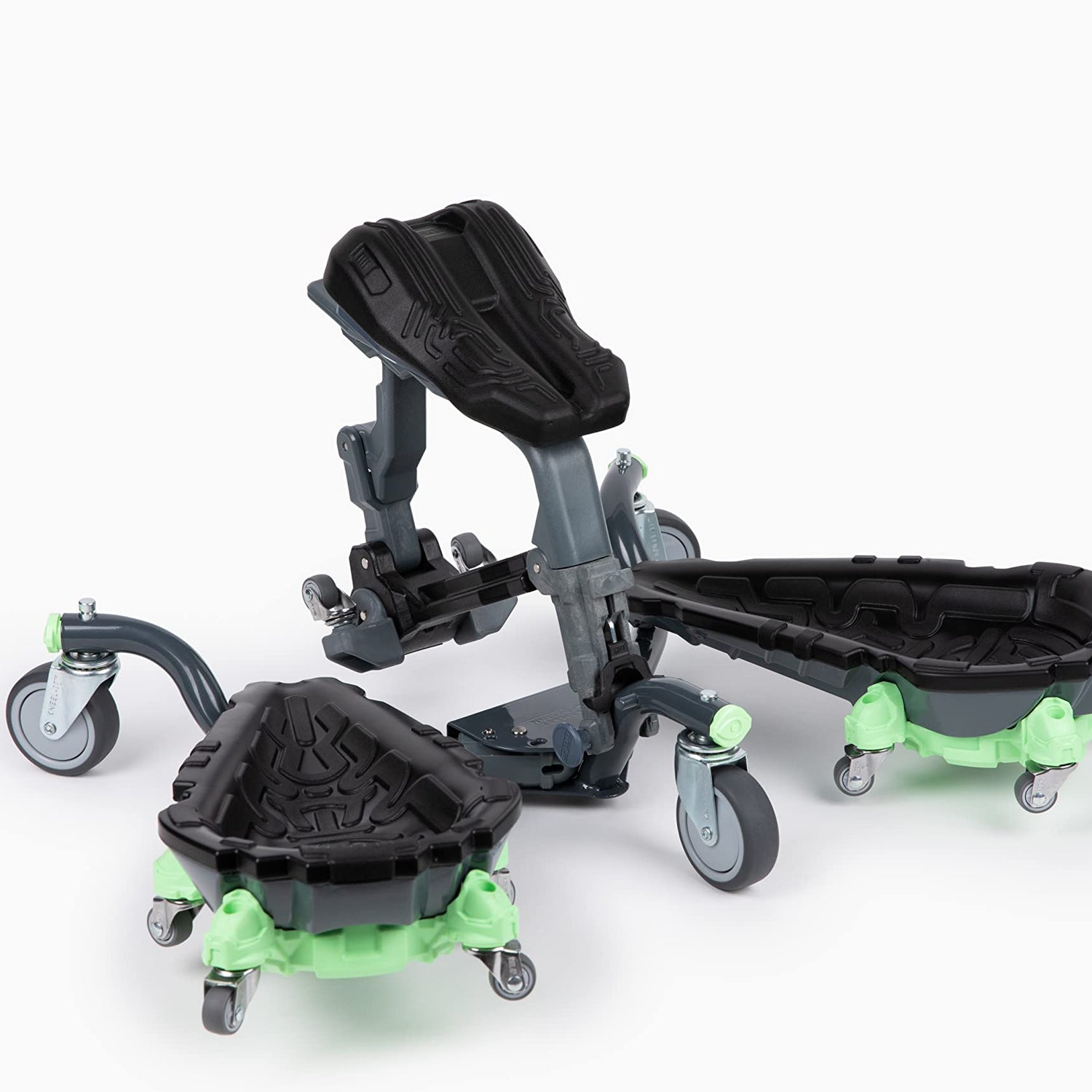 Kneel-It V3 Rolling Knee Pads - Durable Ergonomic Mobile Knee Pads with Seat - 360° Turning Capability, Supports 360 lbs, Compactable, Optimal for Kneel-It