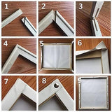 Tucocoo (16x20inch) Natural Wood Picture Frame Poster Frame Wall Photo Frame,Paint by Numbers DIY Framed,Suitable for 16x20 size photos,Large Size Tucocoo