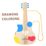 Toyvian 10 Pcs Child Guitar Mini Toys Miniature Guitar Miniature Guitar Toy Childrens Ukulele Unfinished Guitar Toy Crafts DIY Painting Guitar Toy Toyvian