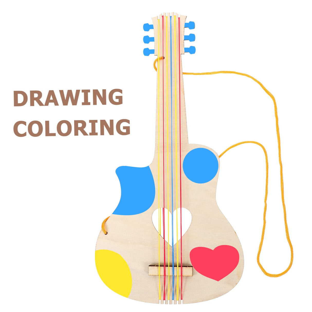 Toyvian 10 Pcs Child Guitar Mini Toys Miniature Guitar Miniature Guitar Toy Childrens Ukulele Unfinished Guitar Toy Crafts DIY Painting Guitar Toy Toyvian