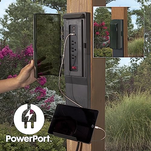 Backyard Discovery Barrington 14 ft. x 10 ft. Hip Roof Cedar Wooden Gazebo Pavilion, Shade, Rain, Hard Top Steel Metal Roof, All Weather Protected, Backyard Discovery