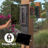 Backyard Discovery Barrington 14 ft. x 10 ft. Hip Roof Cedar Wooden Gazebo Pavilion, Shade, Rain, Hard Top Steel Metal Roof, All Weather Protected, Backyard Discovery