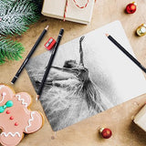 PANDAFLY Eraser Pencil Set - 6pc Eraser Pencils and 2pc Sharpener, Erasing Small Details or add Highlights for Sketching, Charcoal Drawings. Art PANDAFLY