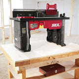 SKIL SRT1039 Benchtop Portable Router Table with Dual Sided Integrated Bit Storage Skil