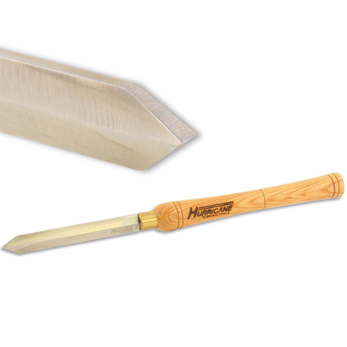 Hurricane Turning Tools, HTT-113, High Speed Steel, 3/4" (x3/16") Diamond Parting Tool for Woodturning Hurricane Turning Tools