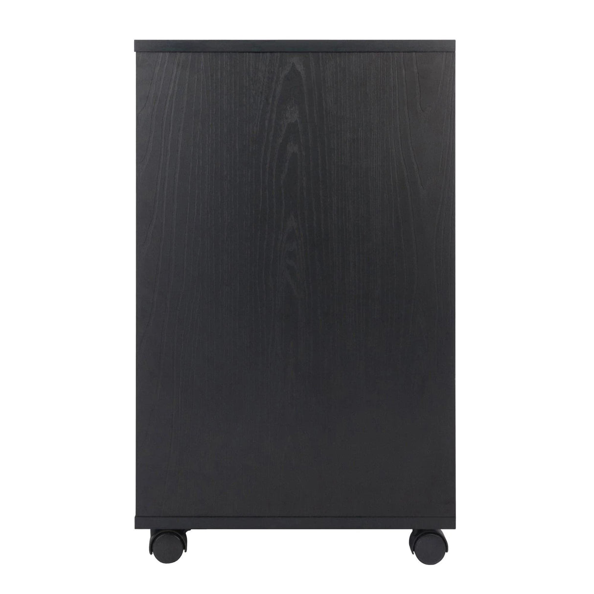 Winsome Wood Halifax Cabinet/Cupboard, 2 Large Drawer with 3 Small Drawer, Black Winsome