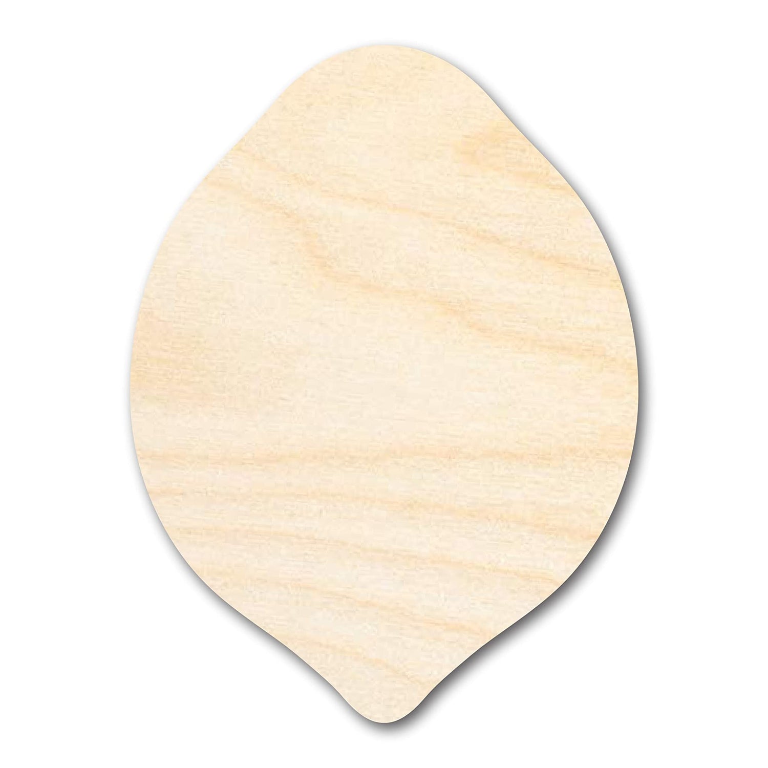 Unfinished Wood Lemon Shape | Summer | Fruit | Lemonade | Craft Cutout | up to 24" DIY 24" / 1/8" 24 Hour Crafts