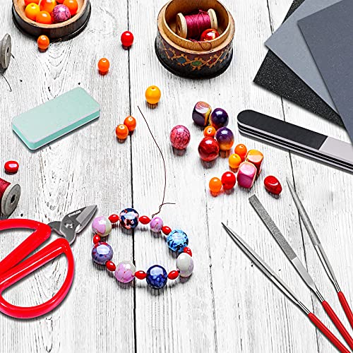 Sakolla Resin Polishing Kit - 24 PCS Resin Supplies Casting Tools Set with Sandpaper, Resin File Kit, Polishing Strips Blocks, Scissors, Wooden Sakolla