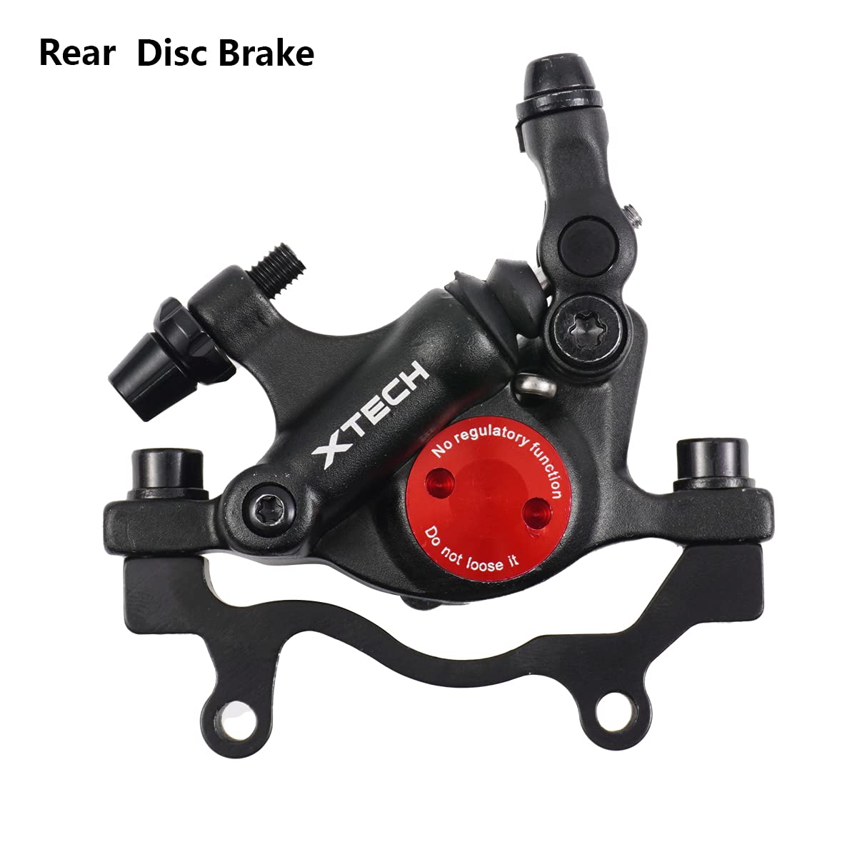 CNC MTB Hydraulic Disc Brake，Bike Disc Brake Front and Rear Line Pulling Hydraulic Disc Brake，Black. CNC