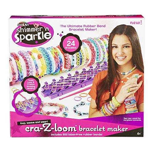 Cra-Z-Art Shimmer 'n Sparkle Cra-Z-Loom Bracelet Maker - WoodArtSupply