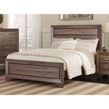 Pemberly Row Transitional 5-Piece Wood Queen Bedroom Set in Brown Pemberly Row
