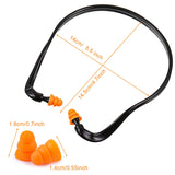 Banded Earplugs for Shooting Range Band Ear Plugs Lightweight Silicone Earplugs for Hearing Protection, Noise Reduction, Work, Construction, BBTO