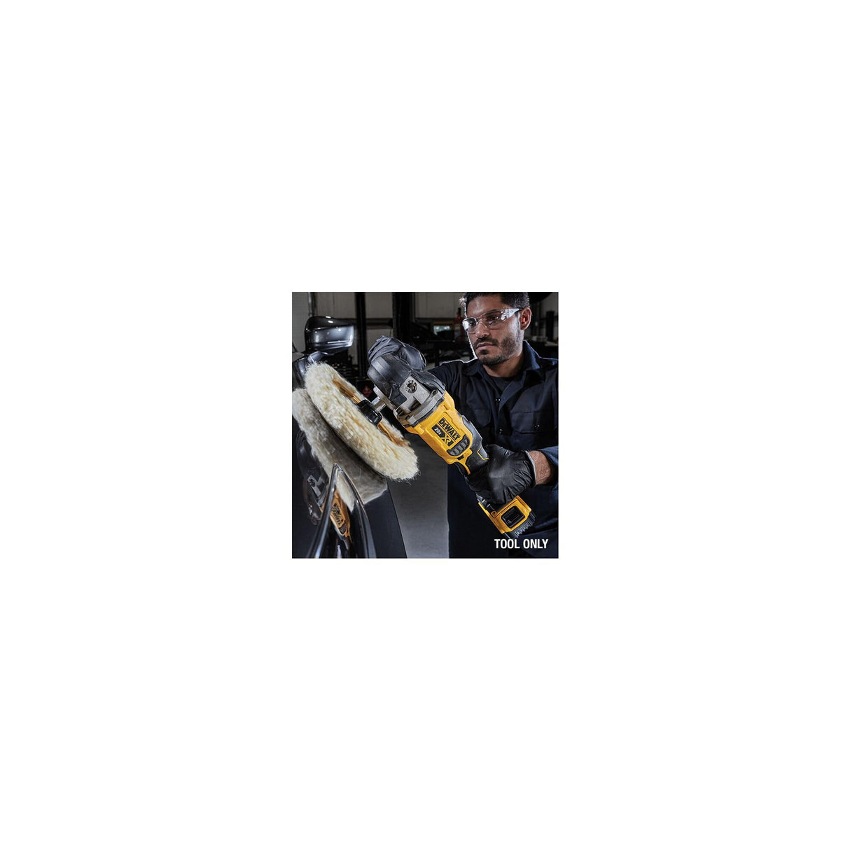 DEWALT 20V MAX* XR Cordless Polisher, Rotary, Variable Speed, 7-Inch, 180 mm, Tool Only (DCM849B) DEWALT