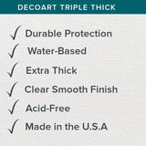 DecoArt Triple Thick Gloss Glaz, 8 fl oz Bottle,White Blue DecoArt