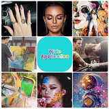 rhinowisdom Airbrush Paint - 24 Colors Airbrush Paint Set 1fl oz, Opaque & Brilliant Colors, Leather & Shoe Acrylic Air brush Paint Kit Ready to rhinowisdom