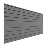 Proslat 88107 Heavy Duty PVC Slatwall Garage Organizer, 8-Feet by 4-Feet Section, 10 Panels, Light Grey PROSLAT