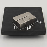 REALTH Square Magnets Neodymium Rare Earth Magnets for Research Industrial Purposes Educational(MCB1206) Realth