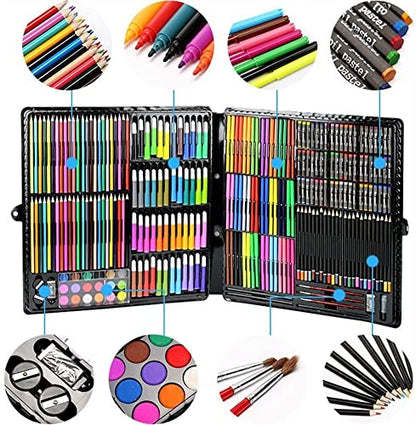 RMENST 288-Piece Art Set, Deluxe Professional Color Set, with Portable Case, Art Kit Gift Painting & Drawing Supplies Kit, for Kids, Adults - WoodArtSupply