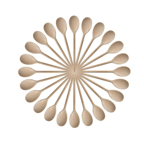 Kitchen Wooden Spoons Mixing Baking Serving Utensils Puppets 12 inch - Set of 24 ROUNDSQUARE ROUNDSQUARE