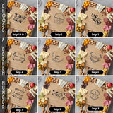 Personalized Charcuterie Board Large Cheese Board and Knife Set, Engagement Gifts, Customized Wedding Gifts for Couples Anniversary Gift Engraved ViaDante Home Concept