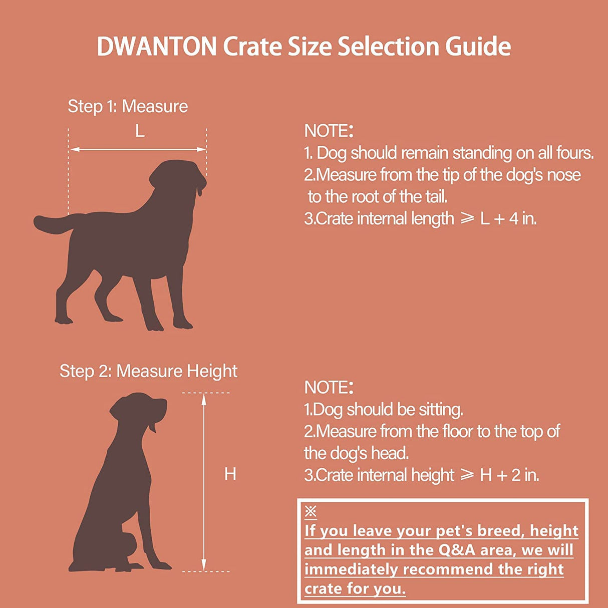 DWANTON Dog Crate Furniture with Cushion, Wooden Crate with Double Doors, Dog Kennel Indoor for Small/Medium/Large Dog, End Table, Small, 27.2" L, Dwanton