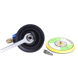 ZHONG AN 5 inch Pneumatic Orbital Sander, Daul Action Air Sander with Hook and Loop Sanding Pad for Woodworking, Autobody Work ZHONG AN