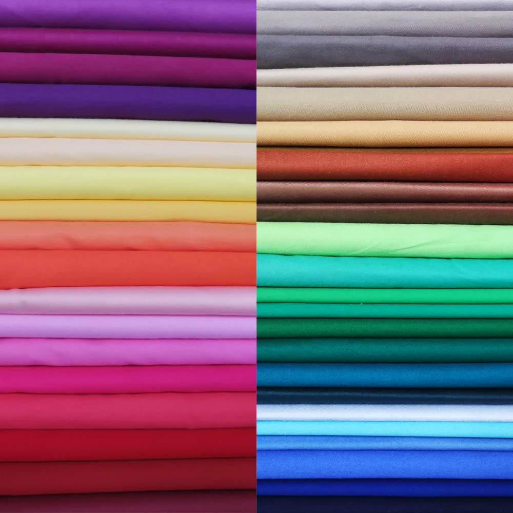 200PCS 4" x 4" 100% Precut Cotton Fabric Squares Fabric Bundles for Sewing, Quilt Potholders DIY& Quilting Beginners newamishquilt