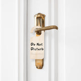 Framendino, 6 Pieces Unfinished Wood Door Sign Blank Wooden Hanger Plaque DIY Craft Project Message Notes Memo Board Door Knob Sign Framendino