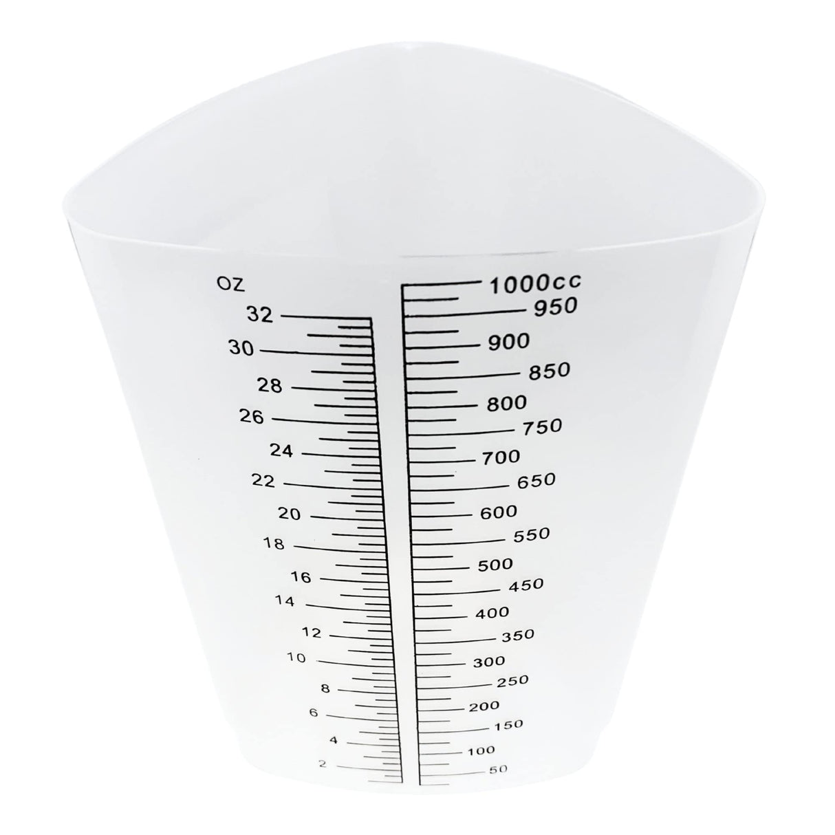EpoxyStix [Pack of 10] 32oz Triangular Paint/Epoxy Mixing Cups - Pack of Ten - Ideal For Mixing and Precise Pouring - Made from Polypropylene - EpoxyStix