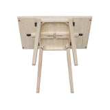 International Concepts Small Drop-leaf Table, Unfinished IC International Concepts
